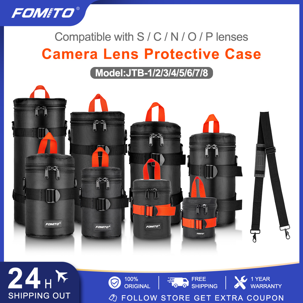 Camera Lens Protector - FOMITO Camera Lens Bag Waterproof Storage