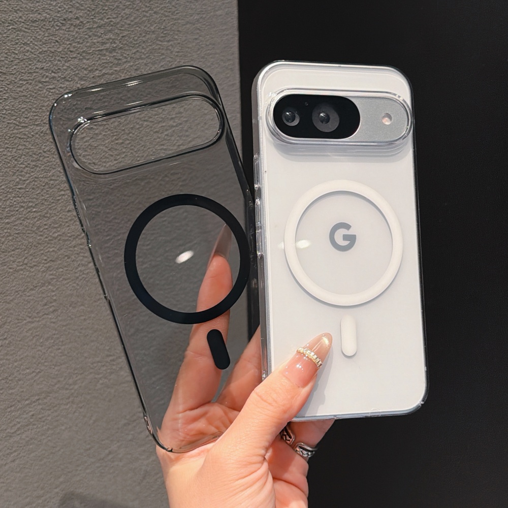 Phone Cases Pixel 9A - Luxury Original HD Transparent PC Magnetic