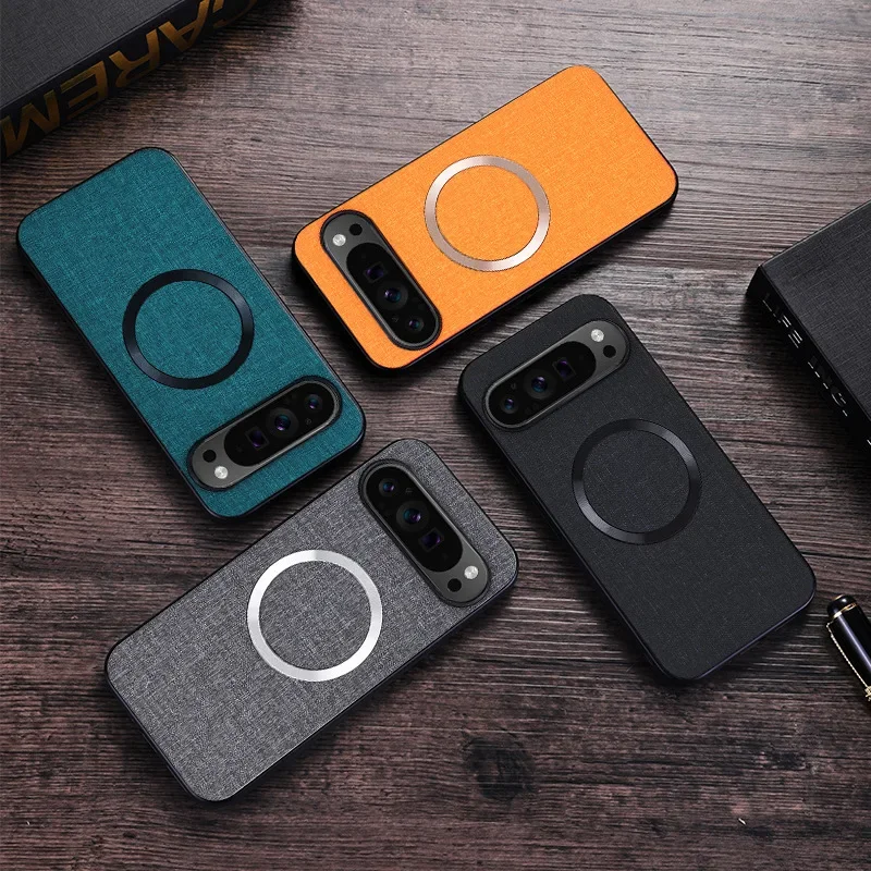 Phone Cases Pixel 9A - Premium Magnetic Fabric Phone Case for