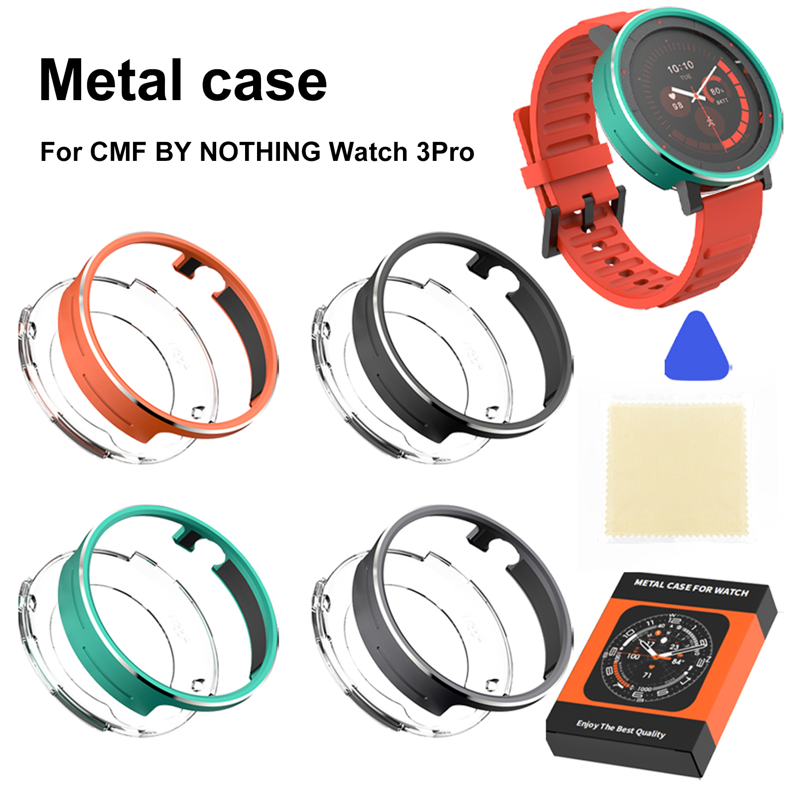 Phone Cases Android - Watch Bezel Protective Case Anti-Scratch Watch