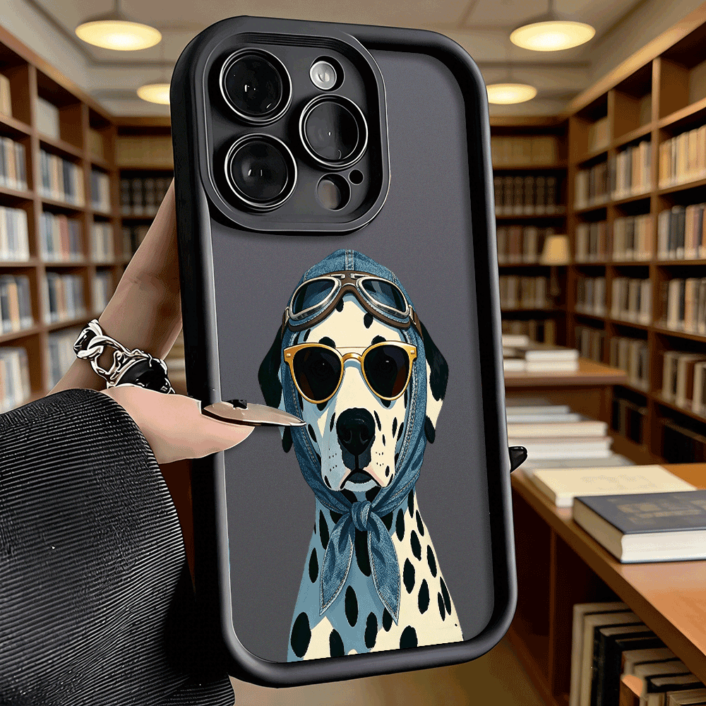 Phone Cases Aviation - Dalmatian Aviator Sunglasses Luxury Anti-Slip TPU