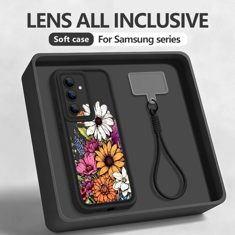 Phone Cases Galaxy A17 - Colorful Flower Pattern Phone Case For