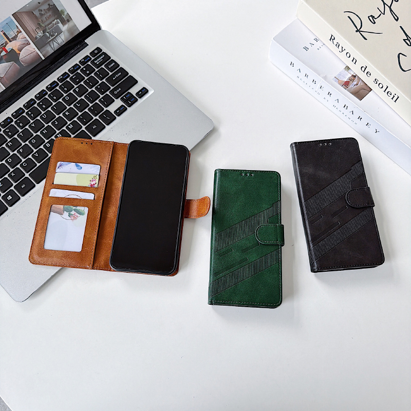 Phone Cases Pixel 9A - 360°Full Protection PU Leather Wallet Card