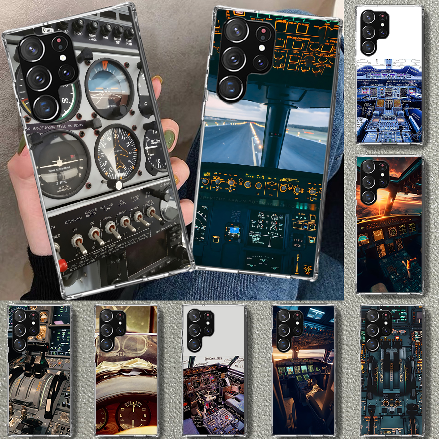 Phone Cases Aviation - Aviation Aeroplane Pilot Cockpit Phone Case