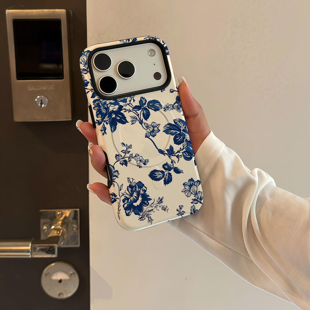 Vintage Blue Rose Phone Case F - Phone Cases Magnetic recensione e prezzo