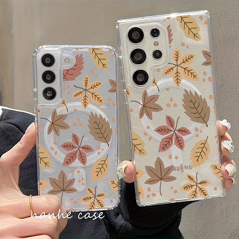Maple Leaf Pattern Phone Case  - Phone Cases Magnetic recensione e prezzo