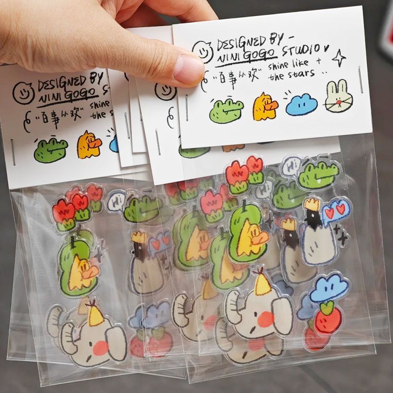 Puffy Jelly Stickers Cute Frog - Phone Cases Yellow recensione e prezzo