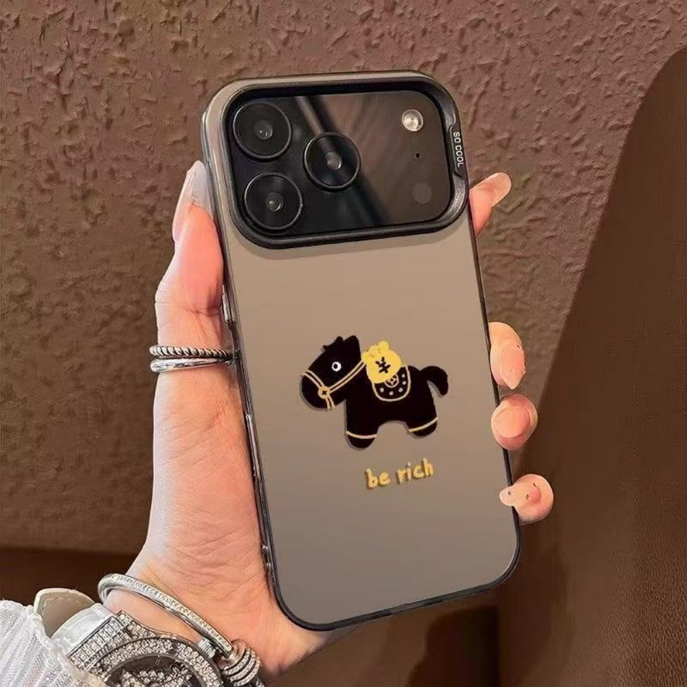 Cartoon Dark Horse Pattern Col - Phone Cases Horse recensione e prezzo
