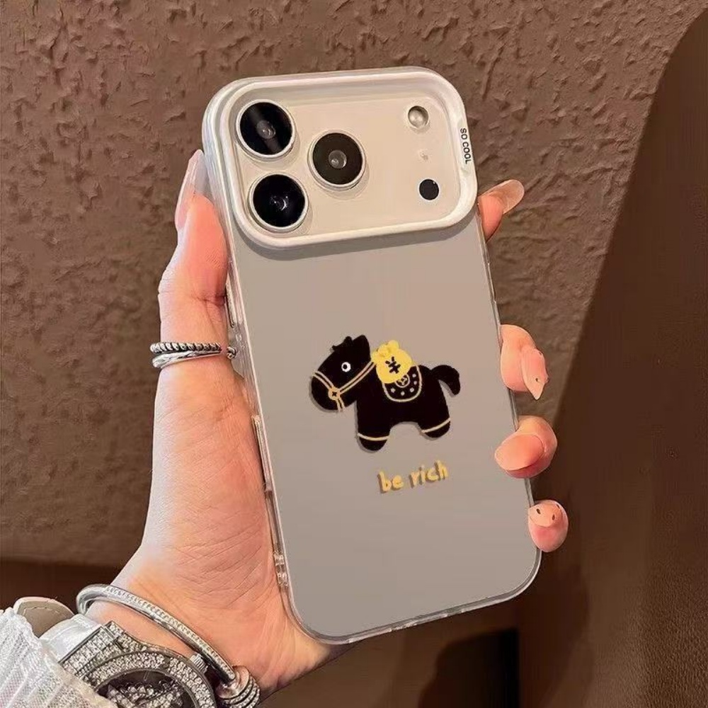 Cartoon Dark Horse Pattern Col - Phone Cases Horse recensione e prezzo