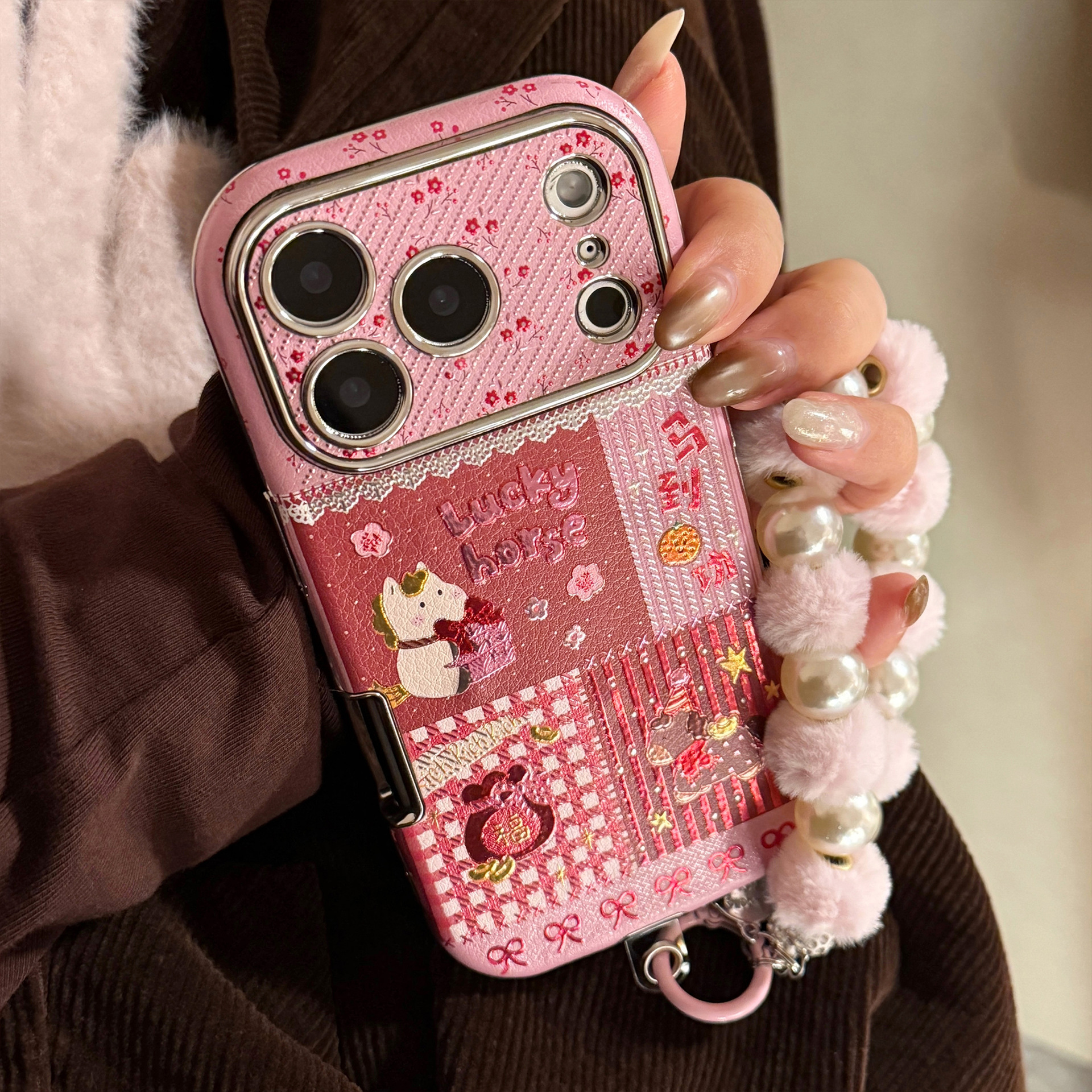 Korean Cartoon Horse Splicing  - Phone Cases Horse recensione e prezzo