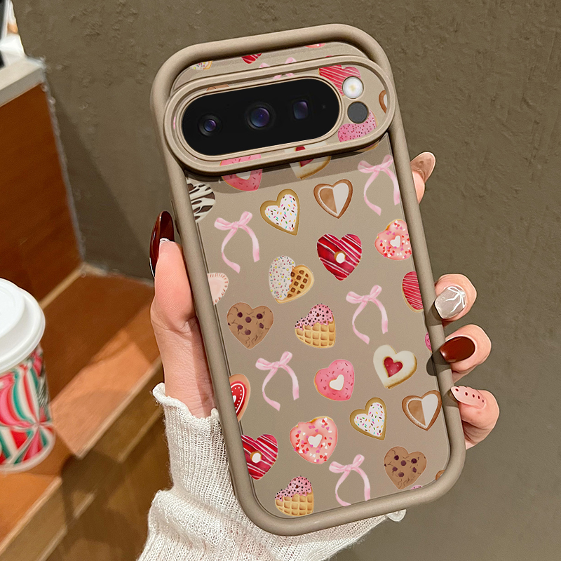 Love Hearts Bow Pattern Phone  - Phone Cases Pixel 9A recensione e prezzo