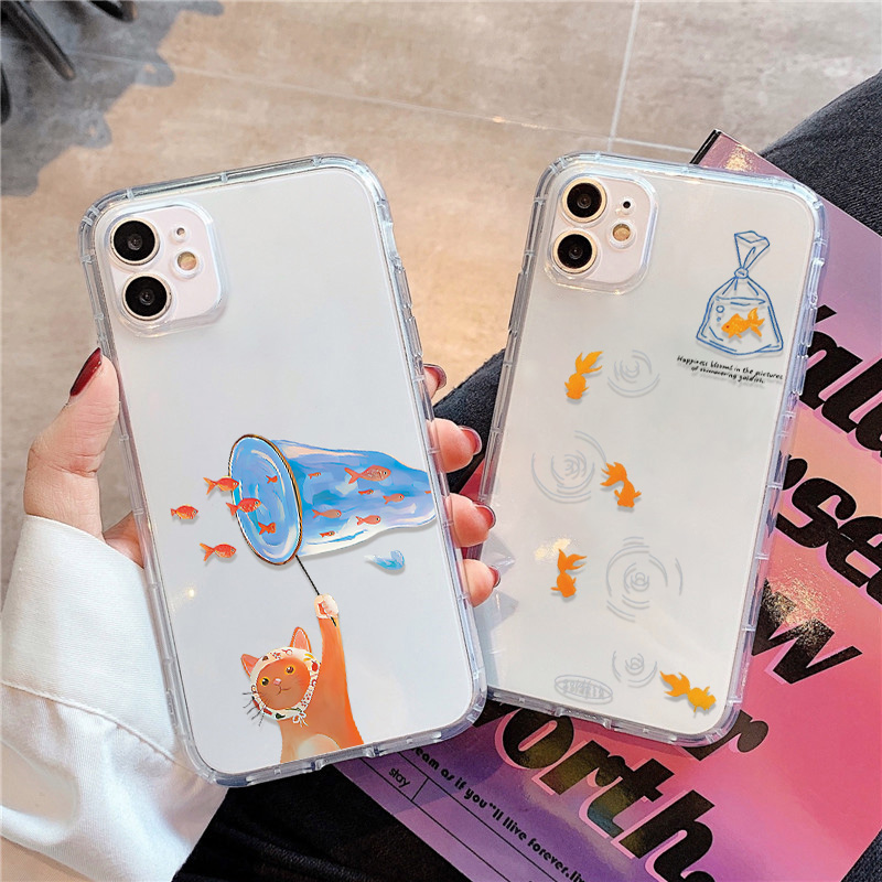 Lovely Fishes Clear Phone Case - Phone Cases For Iphone 16 recensione e prezzo