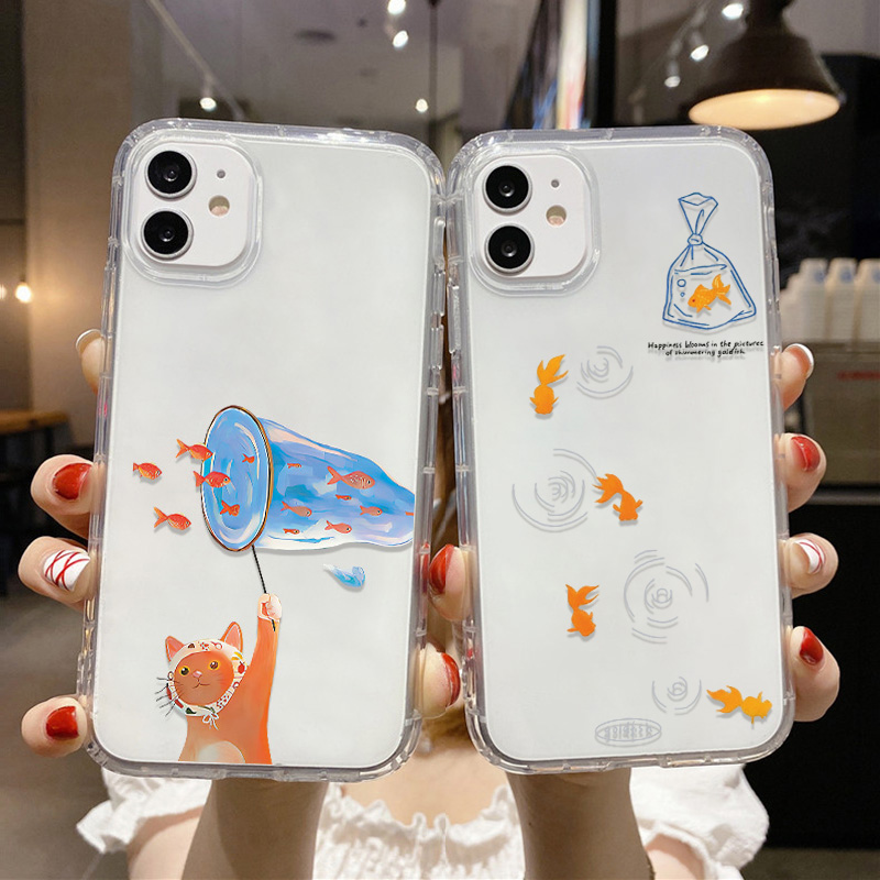 Lovely Fishes Clear Phone Case - Phone Cases For Iphone 16 recensione e prezzo