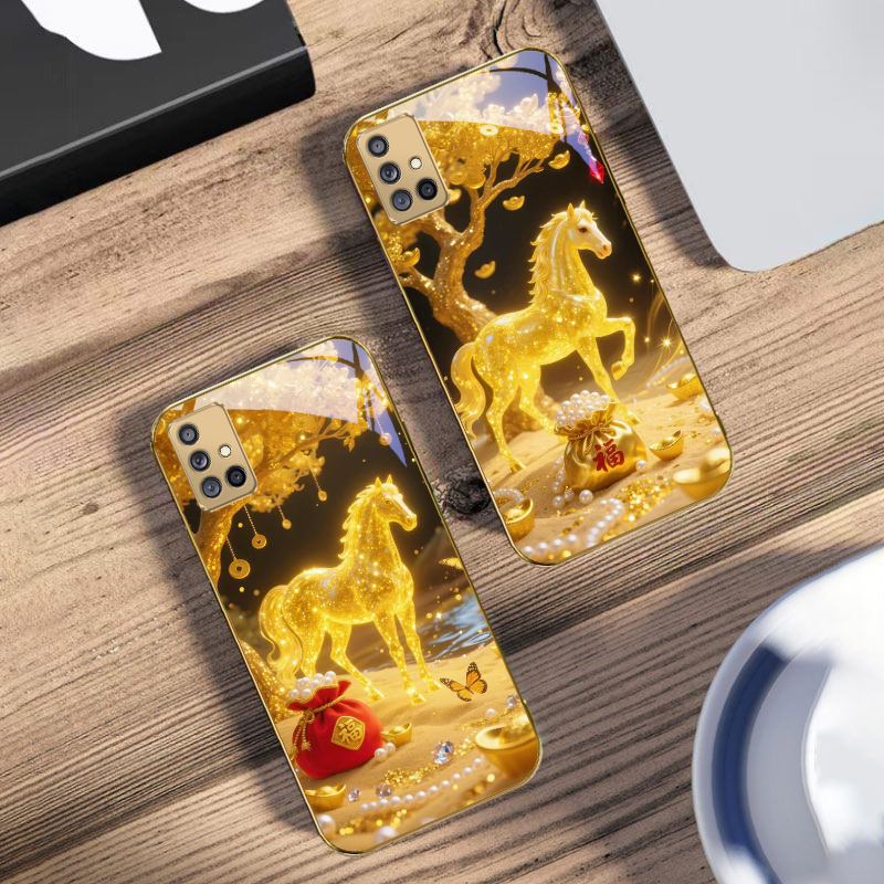 The Golden Fighting Horse For  - Phone Cases Horse recensione e prezzo