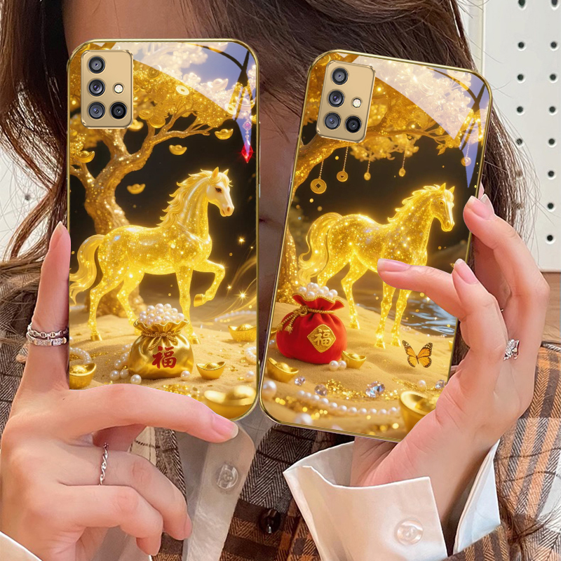 The Golden Fighting Horse For  - Phone Cases Horse recensione e prezzo