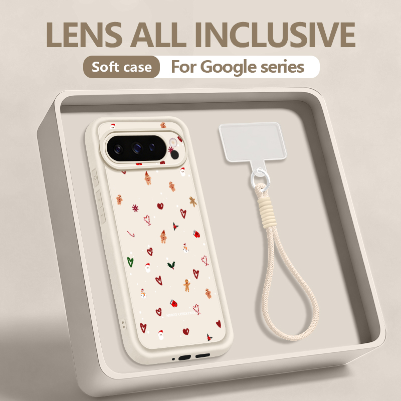 Christmas Heart Pattern Phone  - Phone Cases Pixel 9A recensione e prezzo