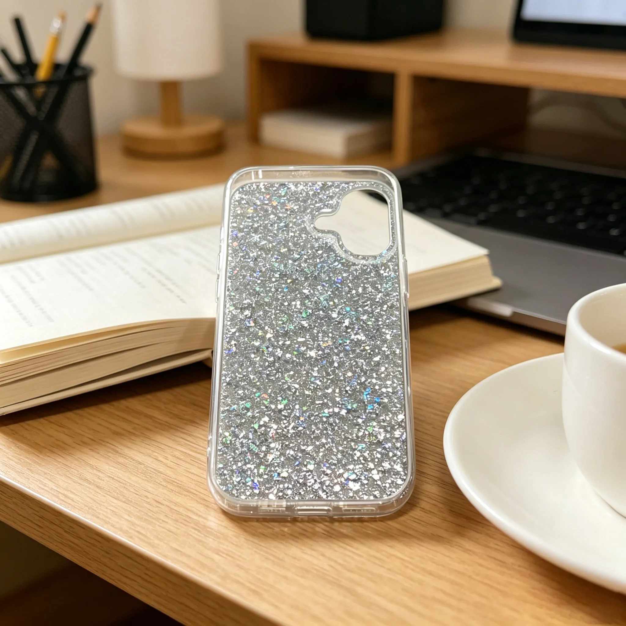 Crystal Clear IMD Glitter Phon - Phone Cases Yellow recensione e prezzo