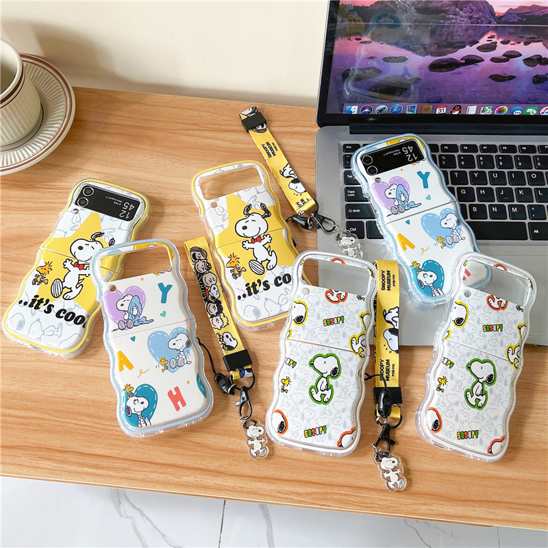 Cute Cartoon Peanuts Snoopy Ph - Phone Cases Z Flip 5 recensione e prezzo