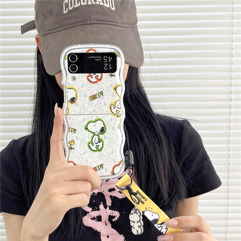 Cute Cartoon Peanuts Snoopy Ph - Phone Cases Z Flip 5 recensione e prezzo