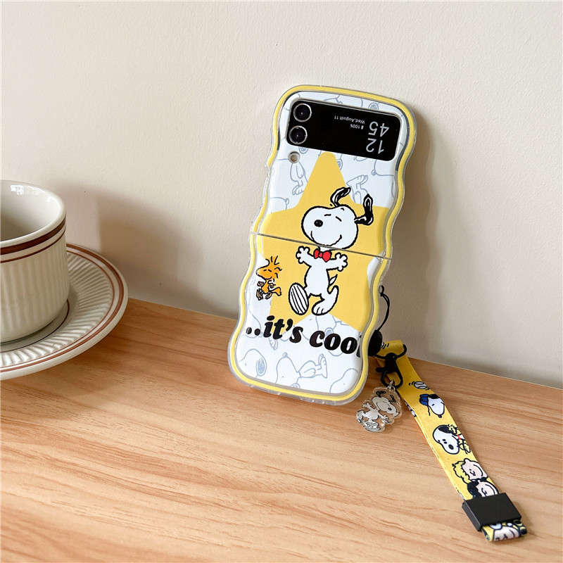 Cute Cartoon Peanuts Snoopy Ph - Phone Cases Z Flip 5 recensione e prezzo