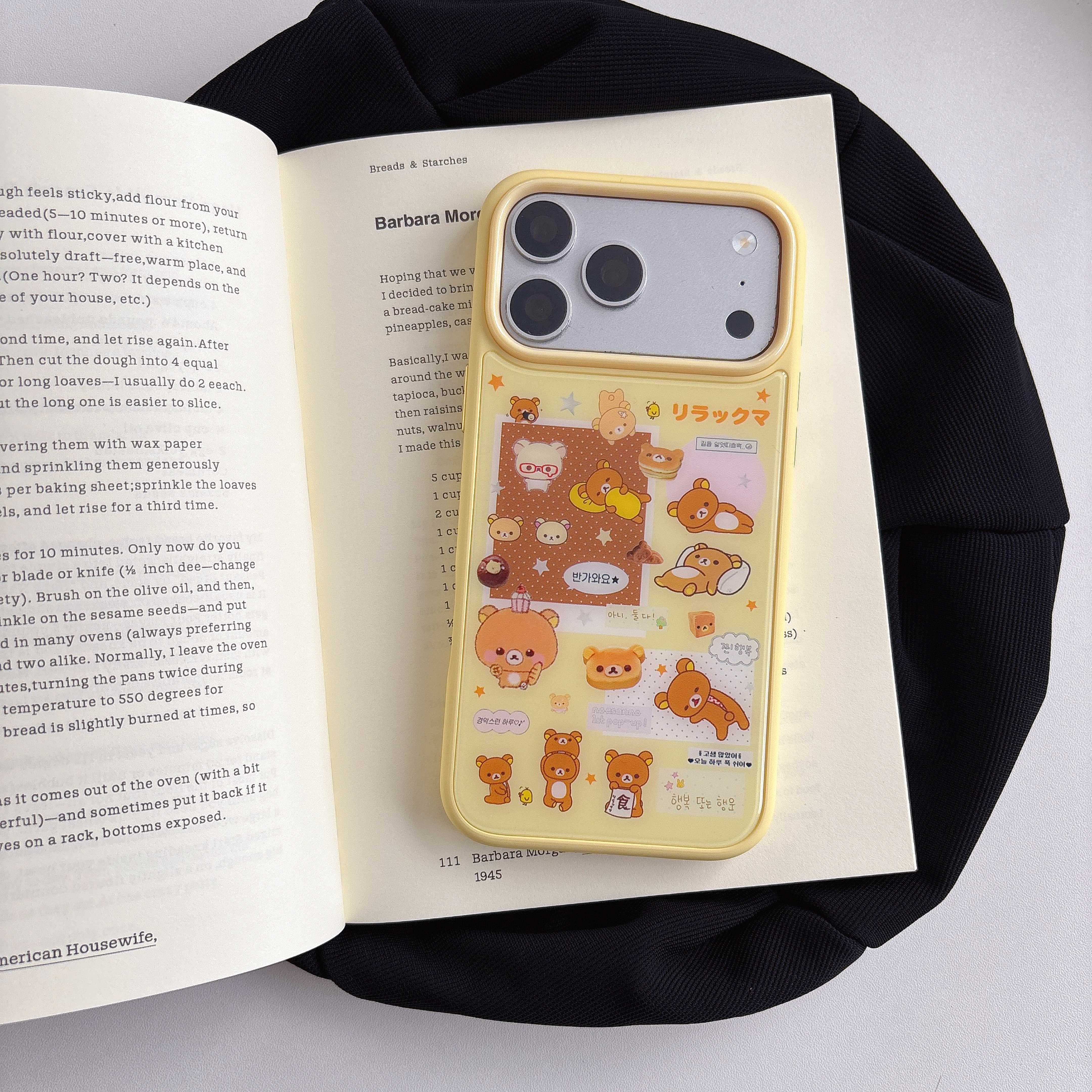 Cute Rilakkuma Sticker Print P - Phone Cases Yellow recensione e prezzo