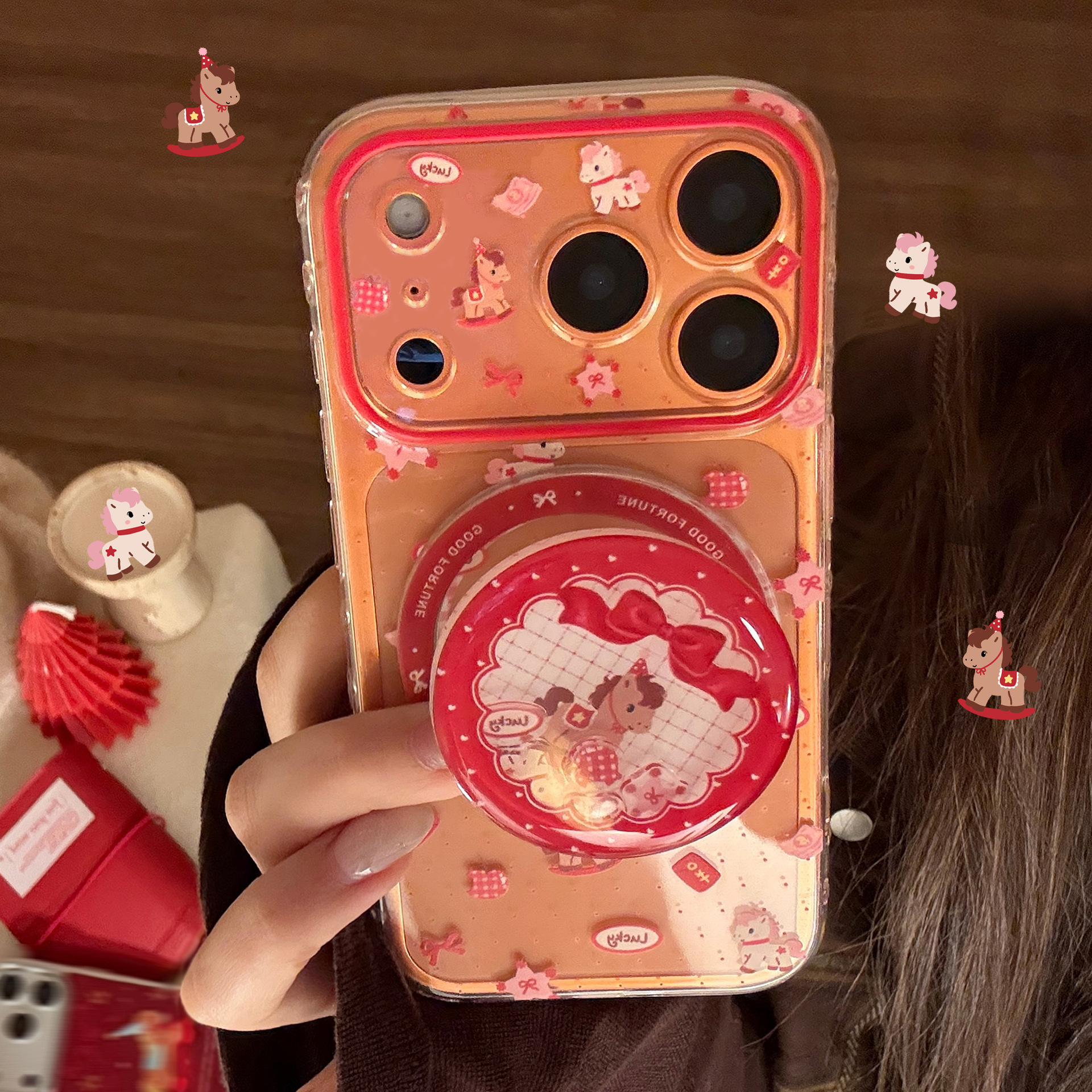 2026 Korean Cartoon Horse Quic - Phone Cases Horse recensione e prezzo