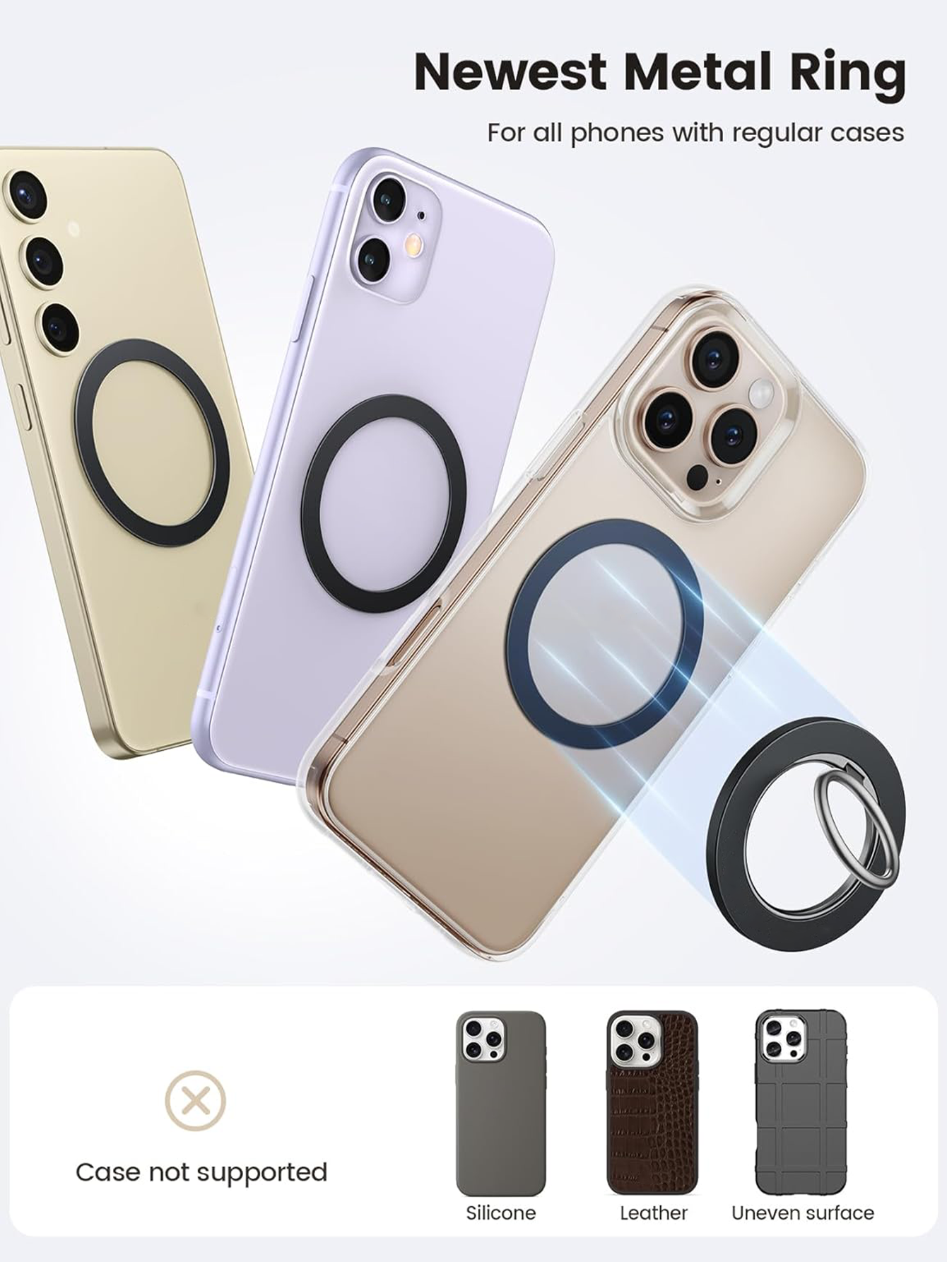 Strong Magnetic Rings 4-Pack - - Phone Cases Android recensione e prezzo