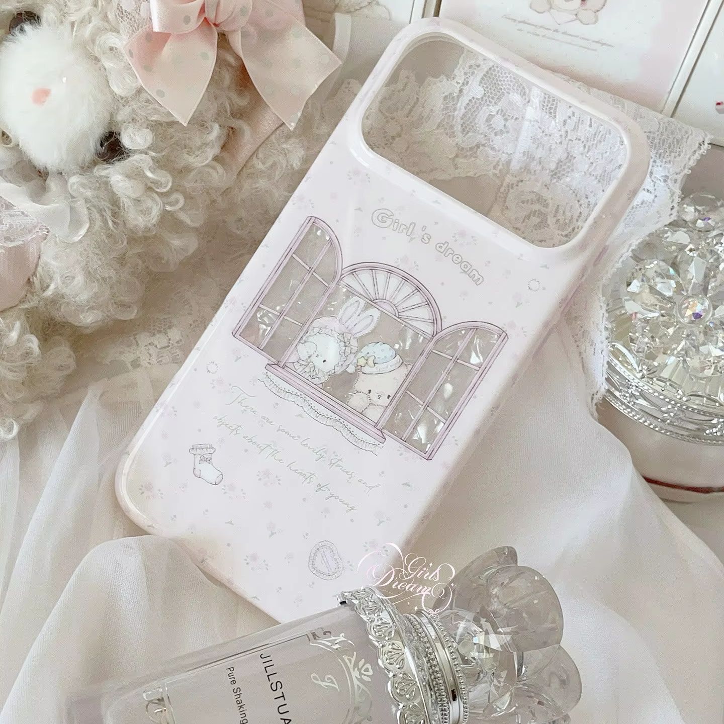 Kawaii Bunny Bear Floral Pink  - Phone Cases Otterbox recensione e prezzo