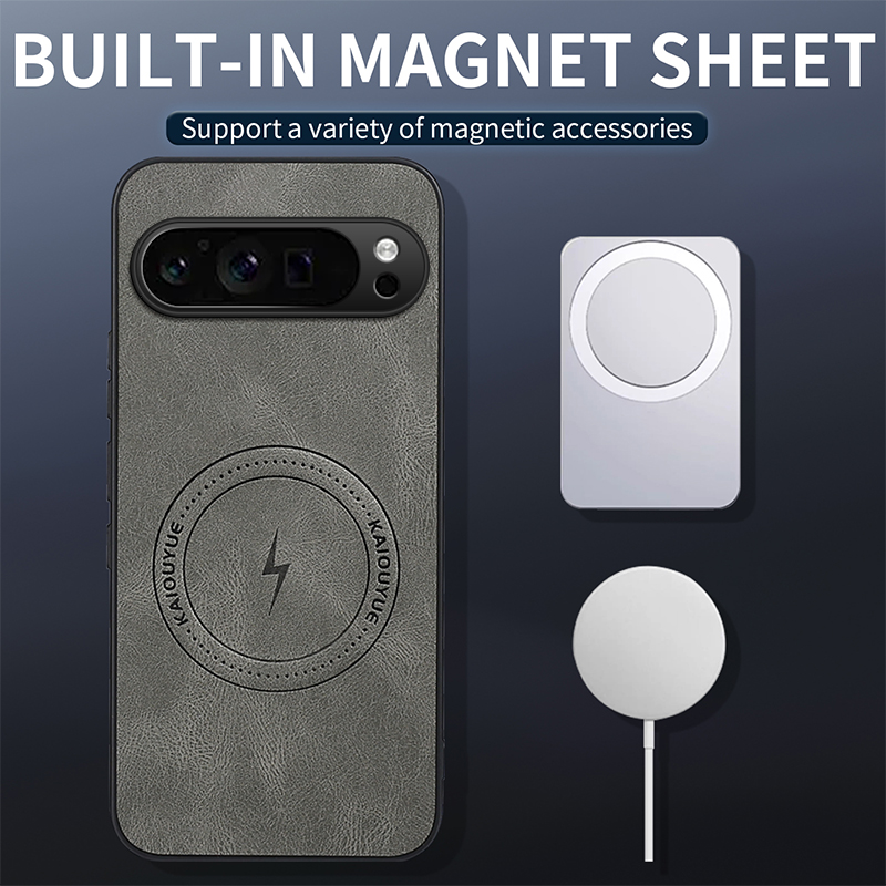 Luxury Magnetic Leather Case F - Phone Cases Pixel 9A recensione e prezzo