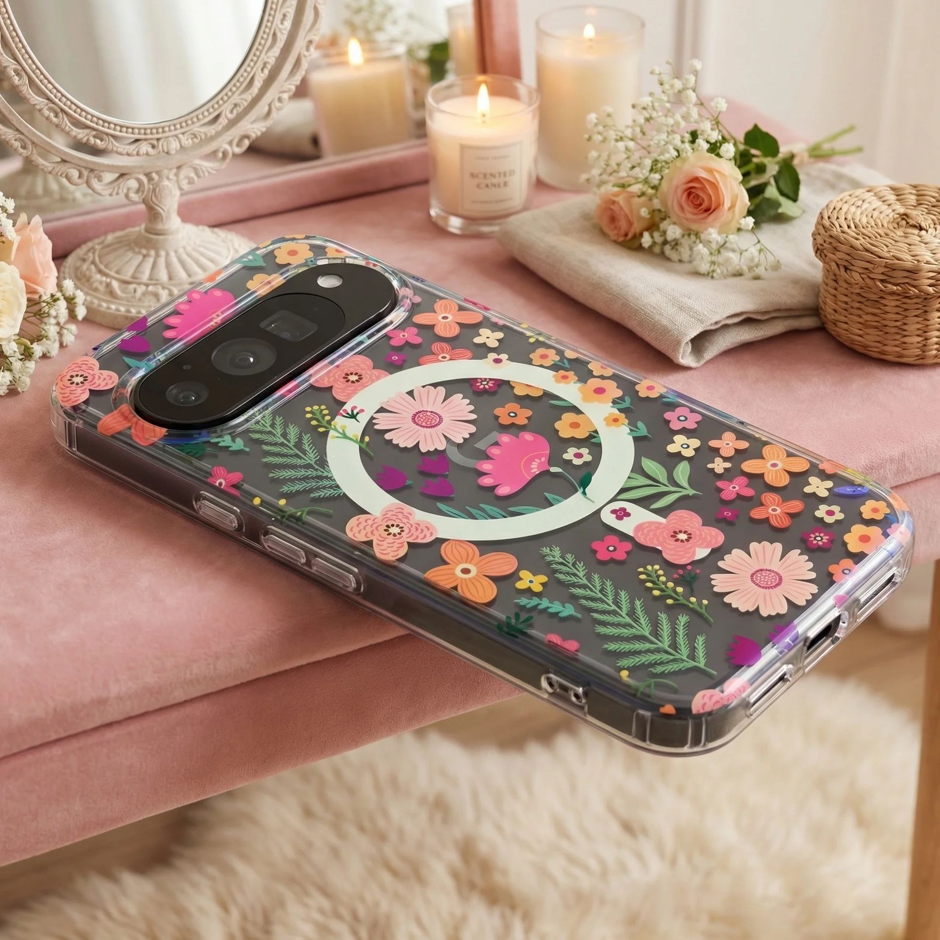Luxury Spring Clear Glitter Pr - Phone Cases Pixel 9A recensione e prezzo