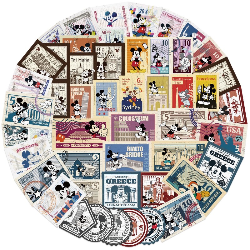 50Pcs Disney Cute Cartoon Retr - Phone Cases Disney recensione e prezzo