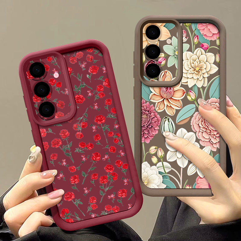 Rose Flower Print Silicone Pho - Phone Cases Galaxy A17 recensione e prezzo