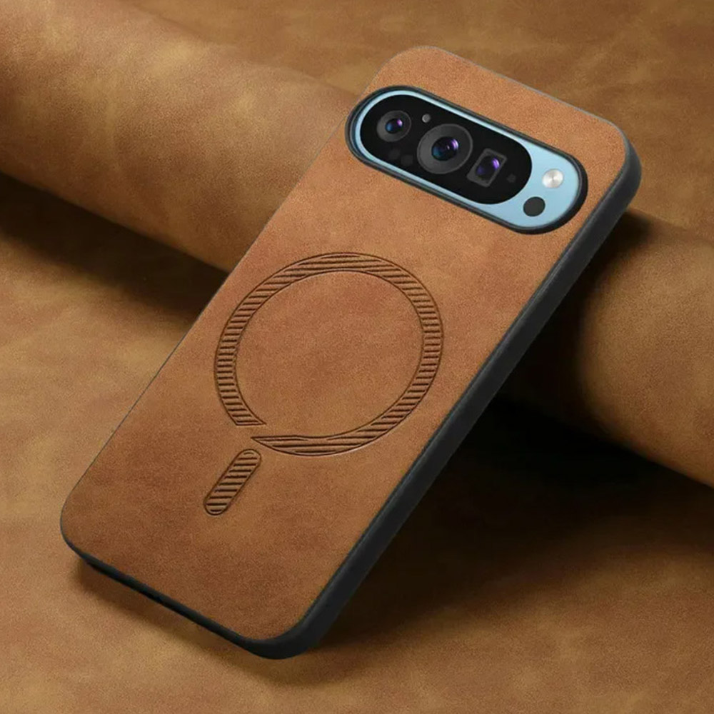 Luxury Magnetic Leather Back P - Phone Cases Pixel 9A recensione e prezzo