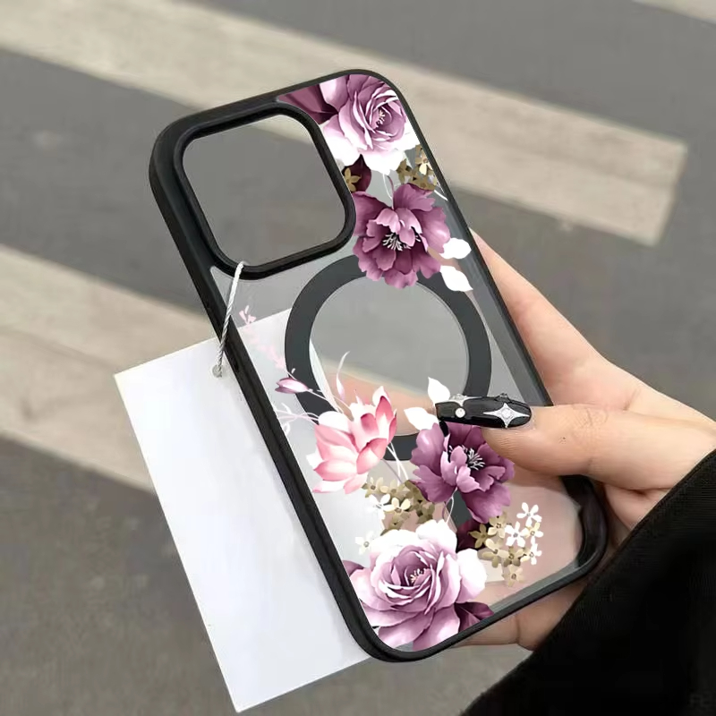 Lavender Pink Floral Printed M - Phone Cases Otterbox recensione e prezzo