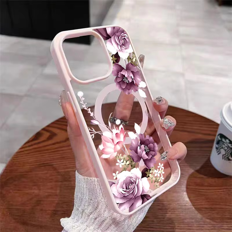 Lavender Pink Floral Printed M - Phone Cases Otterbox recensione e prezzo