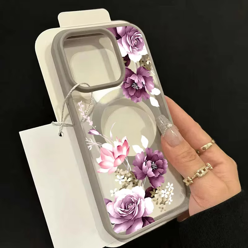 Lavender Pink Floral Printed M - Phone Cases Otterbox recensione e prezzo