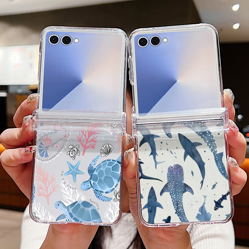 Sharks Shells Phone Case For S - Phone Cases Z Flip 5 recensione e prezzo