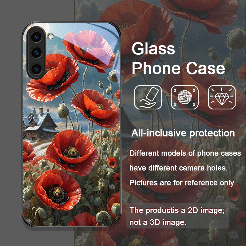 Retro Poppy Flower Bloom Hot R - Phone Cases Galaxy S26 Ultra recensione e prezzo