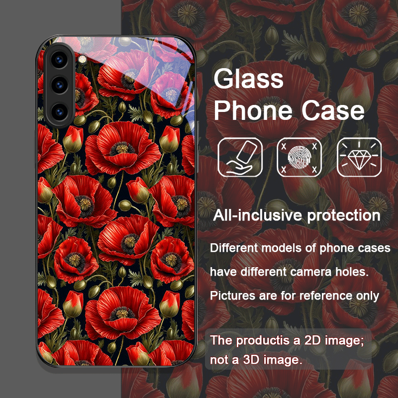 Retro Poppy Flower Bloom Hot R - Phone Cases Galaxy S26 Ultra recensione e prezzo
