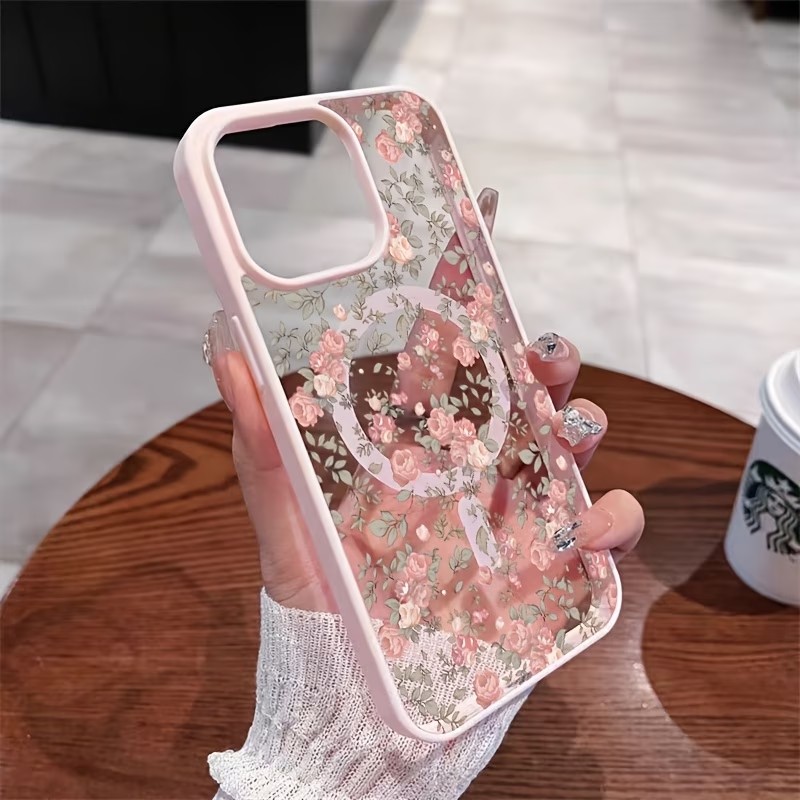 Pink Tiny Rose Clear Magnetic  - Phone Cases Magnetic recensione e prezzo