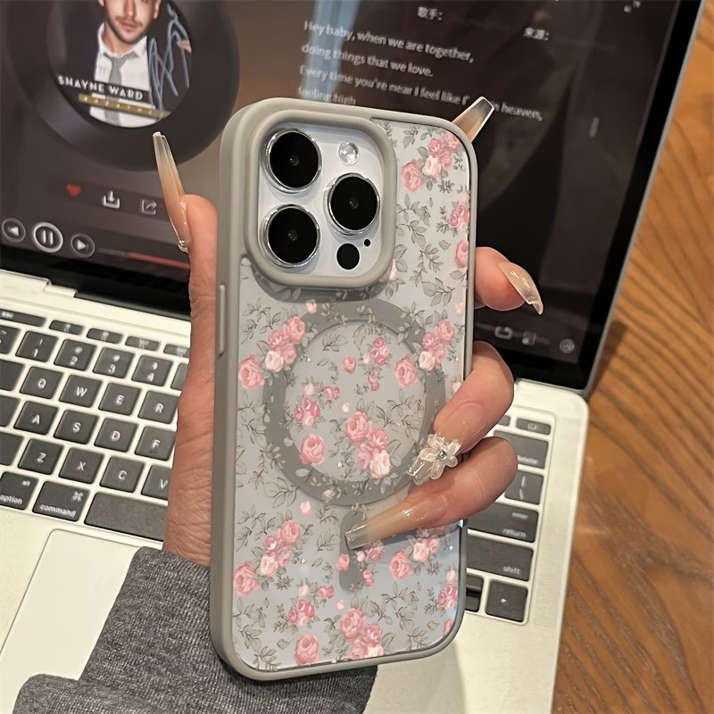 Pink Tiny Rose Clear Magnetic  - Phone Cases Magnetic recensione e prezzo