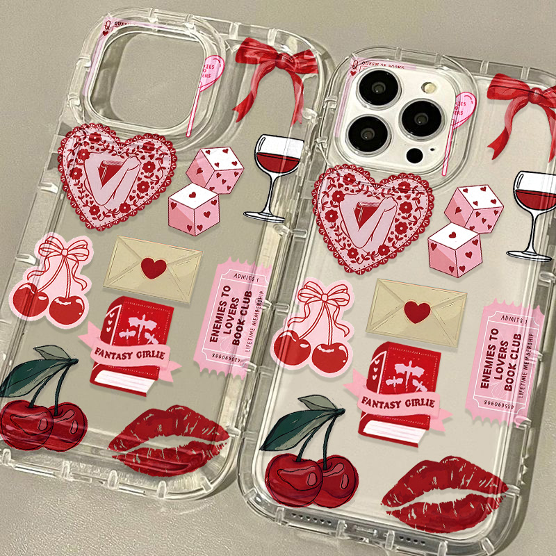 Korean Cute Cherry Bow Phone C - Phone Cases Xr Iphone recensione e prezzo