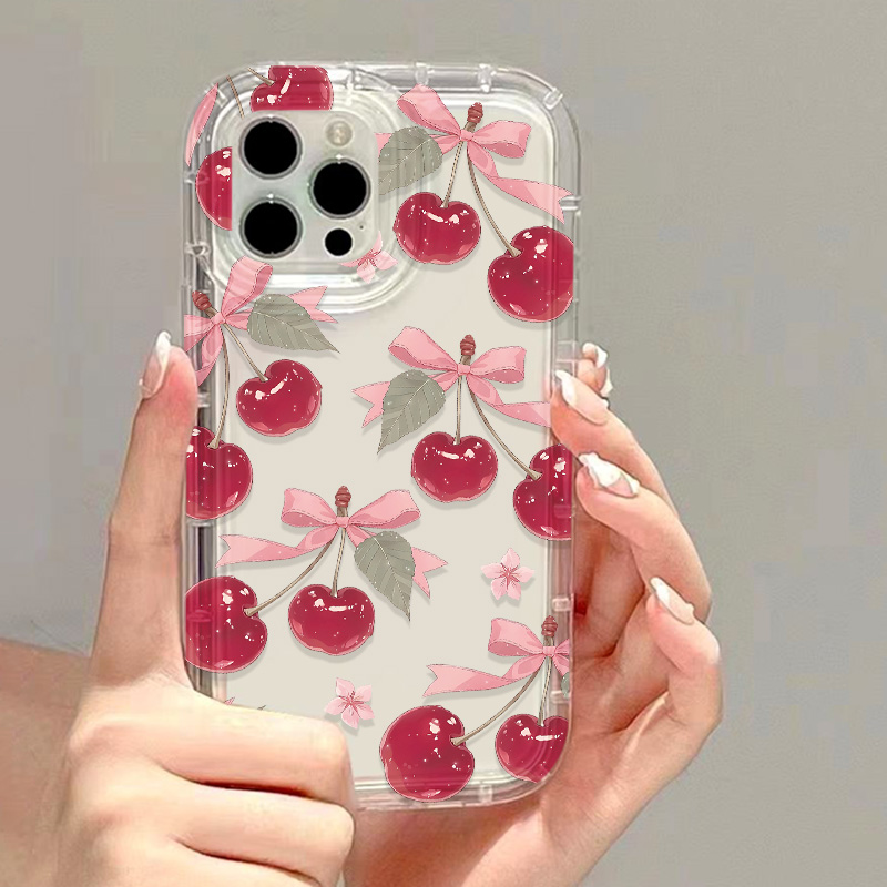 Korean Cute Cherry Bow Phone C - Phone Cases Xr Iphone recensione e prezzo
