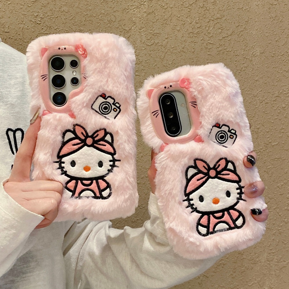 Cute 3D Camera Plush KT Phone  - Phone Cases Galaxy A17 recensione e prezzo