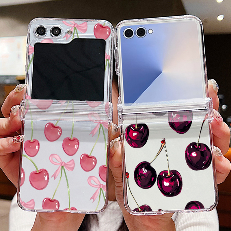 Pink Cherry Printed Phone Case - Phone Cases Z Flip 5 recensione e prezzo