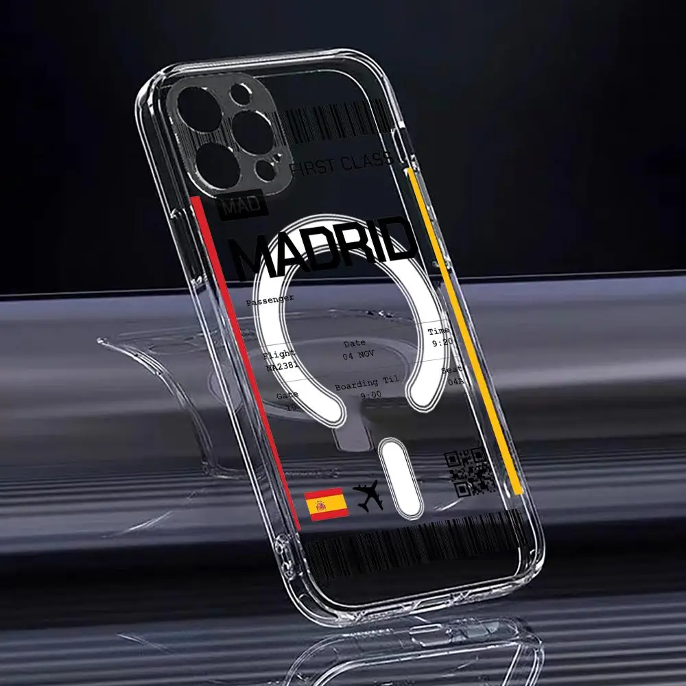 Travel Plane Ticket Spain Phon - Phone Cases Magnetic recensione e prezzo