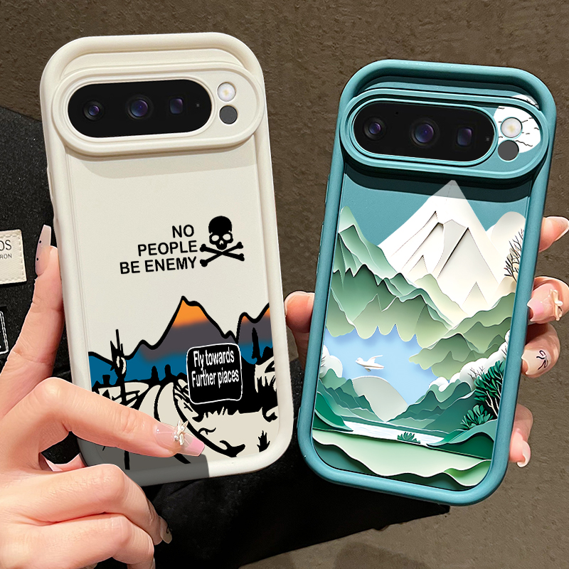 Mountain Road Patterned Phone  - Phone Cases Pixel 9A recensione e prezzo
