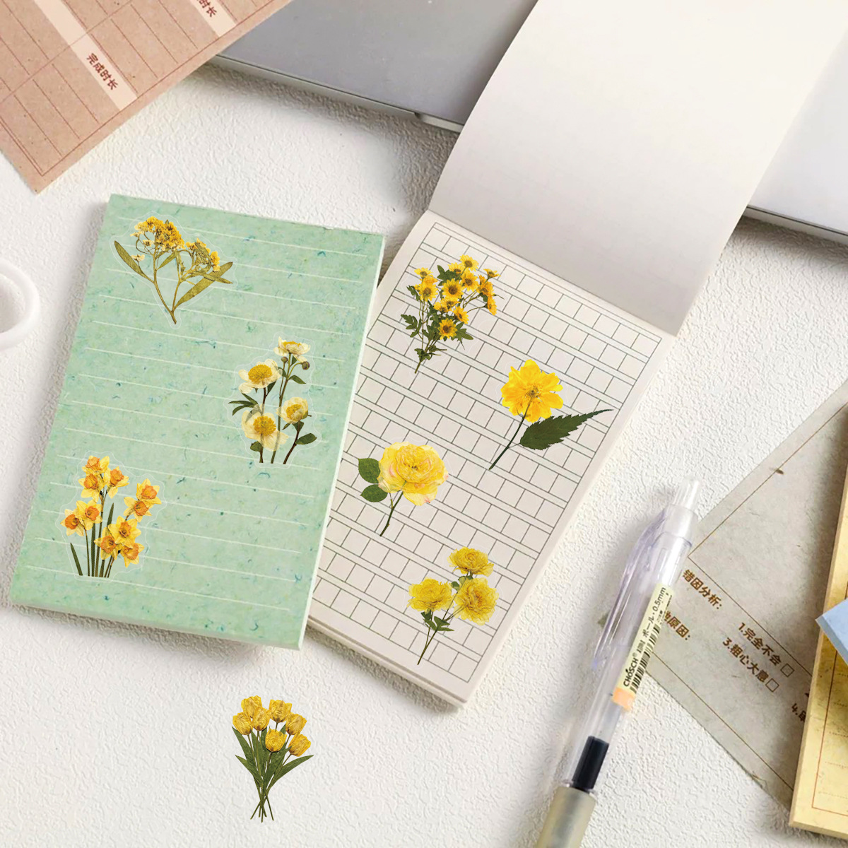 50Pcs Sunflower Transparent Ye - Phone Cases Yellow recensione e prezzo