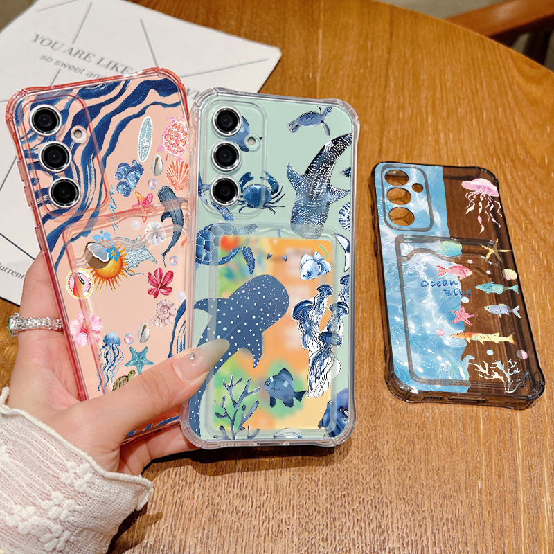 Ocean Whale Pattern Phone Case - Phone Cases Galaxy A17 recensione e prezzo