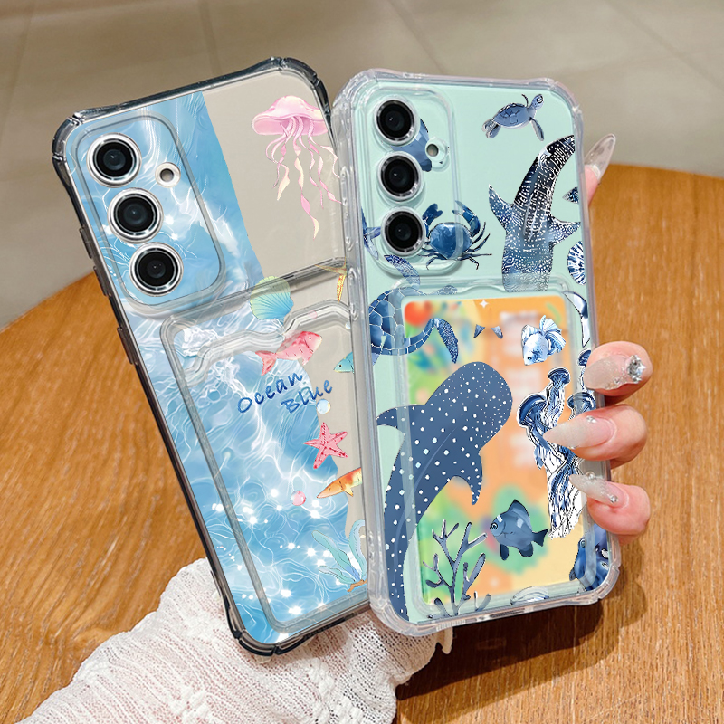 Ocean Whale Pattern Phone Case - Phone Cases Galaxy A17 recensione e prezzo